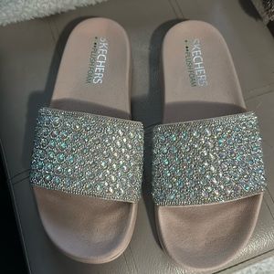 Skechers, rhinestone sandals
